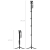 SmallRig 6625 - profesjonalny monopod Carbon z głowicą video i podstawą (5-sekcyjny, 64-170cm) - wymiary, rozłożony